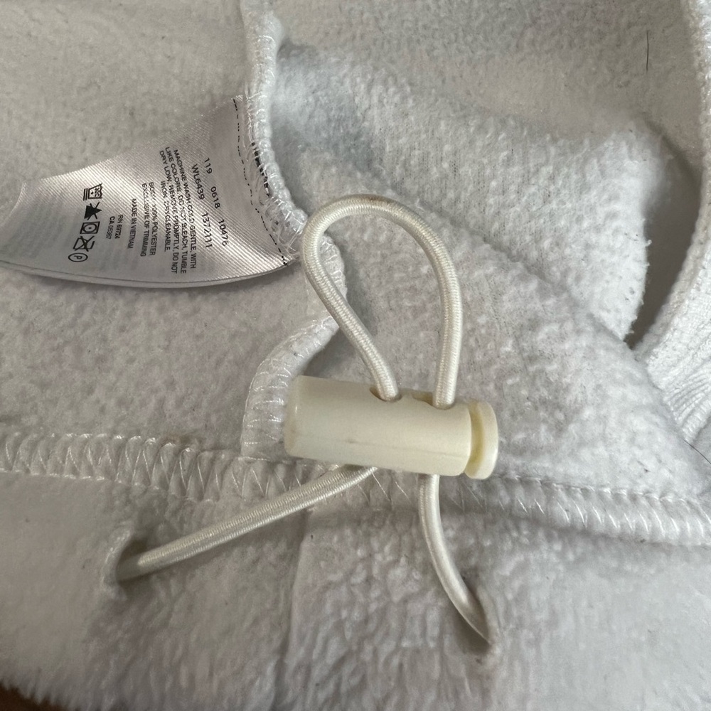 Columbia Women's Ivory Utility Fleece Jacket Great Condition Size Medium - Picture 7 of 8